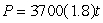 <strong>A population has size 2300 at time t = 0, with t in years. If the population grows by 90 people per year, what is the formula for P, the population at time t?</strong> A) B) C) D)