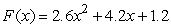 Find the zeros of by using the quadratic formula. List the answers in the form A, B, with A < B. Write your answers correct to 3 decimal places