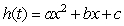 Is the function quadratic? If so, write the function in the form .