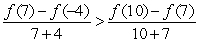 <strong>If Is decreasing and concave down on , which of the following must be true.</strong> A) B) C) D)