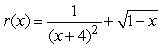 <strong>Which of the following are not in the domain of ?</strong> A) x = 7 B) x = -7 C) x = 6 D) E)