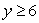 <strong>What is the range of the function ?</strong> A) B) C) D) E) F)