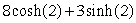 Write   in terms of   and   .