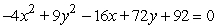 Does the hyperbola open left-right or up-down?