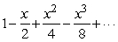 <strong>Find the sum of the series , for .</strong> A) B) C) D)