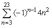 How many terms are there in the series ?