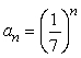 <strong>A sequence Can be defined by a recurrence relation, which gives the first term, , and a formula for finding In terms of the previous term, For the recurrence relation below, what is the formula for the general term? </strong> A) B) C) D)