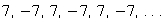 Is the sequence arithmetic, geometric, neither, or both?
