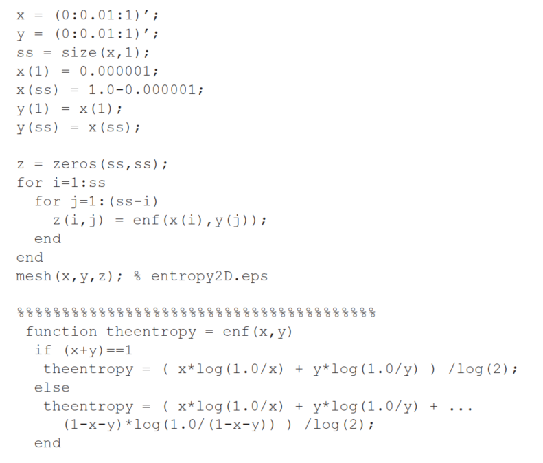    matlab:   