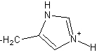 <strong>The side chain of the amino acid histidine is shown here. The side chain is classified as ___. </strong> A) nonpolar B) polar-acidic C) polar-basic D) polar-neutral