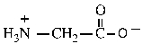 <strong>Shown here is the amino acid glycine at a pH of ___. </strong> A) 1 B) 7 C) 14 D) both 1 and 14