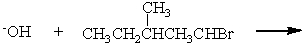 <strong>The product of the nucleophile substitution reaction below is: </strong> A) B) C) D)