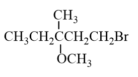 <strong>What is the product of the nucleophilic substitution reaction below? </strong> A) B) C) D)