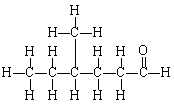 <strong>What is the IUPAC name of this compound? </strong> A) 4-methy-4-propylbutylaldehyde B) 4-methylhexanal C) 4-ethylpentanal D) 4-ethylpentylaldehyde