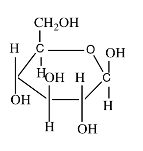 <strong>This compound, glucose, is important in the chemistry of living things. To which class of compounds does glucose belong? </strong> A) thiol B) carboxylic acid C) sulfide D) hemiacetal