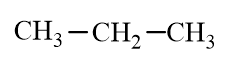 <strong>Which of the following molecules is an alkane?</strong> A) B) C) D)