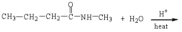 <strong>The products of the hydrolysis reaction below are </strong> A) B) C) D)