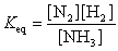 <strong>The equation: has the following equilibrium constant expression:</strong> A) B) C) D) <sup> </sup>