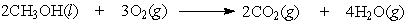 Methanol burns in air according to the equation below. How many grams of methanol can be burned by 10 grams of oxygen?