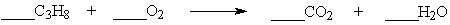 <strong>Balance the equation below and determine the number of moles of oxygen required to completely burn 5.00 moles of propane. </strong> A) 5.00 B) 10.0 C) 15.0 D) 25.0