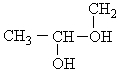 <strong>The correct condensed structure of Propylene glycol, a compound used as a solvent for drugs is </strong> A) CH<sub>3</sub>CH<sub>2</sub>CH<sub>2</sub>OH B) CH<sub>2</sub>HOHCOH<sub>2</sub>COH C) D)