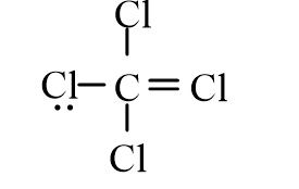 <strong>Dichloromethane, CH<sub>2</sub>Cl<sub>2</sub>, is widely used as a solvent. Which of the following represents its correct line-bond structure? In this molecule, carbon is the central atom.</strong> A) B) C) D)