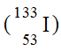 <strong>Which of the following is an isotope of iodine-131?</strong> A) B) C) D)