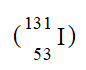 <strong>Which of the following is an isotope of iodine-131?</strong> A) B) C) D)