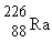 <strong>If radium, , were to emit an alpha particle, what would be the other product?</strong> A) B) C) D)
