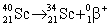 <strong>Scandium-40 enters into a reaction in which a positron is emitted. Which is the correct equation for this reaction?</strong> A) B) C) D)