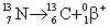 <strong>Which equation below correctly depicts nitrogen-13 emitting a positron?</strong> A) B) C) D)