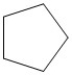 <strong>Which of the following structures is cyclopentane?</strong> A) B) C) D)