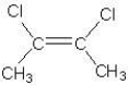 <strong>Which of the following is cis-2,3-dichloro-2-butene?</strong> A) B) C) D)