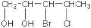 <strong>How many chiral carbon atoms are in this structure? </strong> A)4 B)3 C)5 D)6
