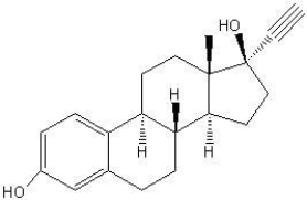 Identify all the functional groups in the following molecules: A)   ethinyl estradiol, birth control pill B)   cortisone
