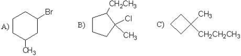 Name the following compounds:   