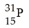 <strong>When Phosphorous-30 loses a positron what is the product of this radioactive decay?</strong> A) B) C) D)