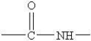 <strong>The structure among the following that represents an amide (protein)bond is:</strong> A) B) C) D)