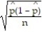 <strong>A confidence interval for p can be constructed using</strong> A) ±z B) ± C) p ± z D) p ±