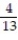 <strong>You are dealt one card from a 52-card deck. Find the probability that you are not dealt a spade. Express the probability as a simplified fraction.</strong> A) B) C) D)