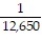<strong>A box contains 25 widgets, 4 of which are defective. If 4 are sold at random, find the probability that (a) all are defective (b) none are defective.</strong> A) ; B) ; C) ; D) ;