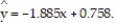 <strong>Find the standard error of estimate, , for the data below, given that </strong> A) 0.981 B) 0.011 C) 0.613 D) 0.312