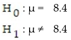 <strong>The null and alternative hypotheses are given. Determine whether the hypothesis test is left-tailed, right-tailed, or two-tailed and the parameter that is being tested. - </strong> A) Two-tailed, B) Right-tailed, ? C) Left-tailed, D) Two-tailed, ?