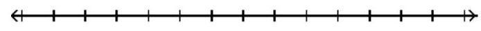 Graph the solution on a number line, and express it in interval notation. - 5 \mathrm{x}<20 or \quad \mathrm{x}+4 \geq 14