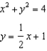 <strong>Solve the system of equations by substitution. - </strong> A) B) C) D) E) None of these