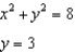 <strong>Solve the system of equations by substitution. - </strong> A) B) C) D) no real solution E) None of these