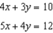 <strong>Solve the system of equations by elimination. - </strong> A) B) C) D) E) None of these