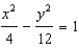 <strong>For all the hyperbolas in these questions the center of the hyperbola is (0, 0). The vertex is ( 0, -2) , the focus is (0, 4) , and the transverse axis is x= 0 . -Write the equation of the hyperbola.</strong> A) B) C) D) E) None of these