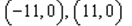 <strong>For all the hyperbolas in these questions the center of the hyperbola is (0, 0) . Use the equation of a hyperbola to answer the questions. Do not round irrational coordinates. -Identify the vertices.</strong> A) B) C) D) E) None of these