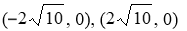 <strong>For all the hyperbolas in these questions the center of the hyperbola is (0, 0) . Use the equation of a hyperbola to answer the questions. Do not round irrational coordinates. -Identify the vertices.</strong> A) B) C) D) E) None of these